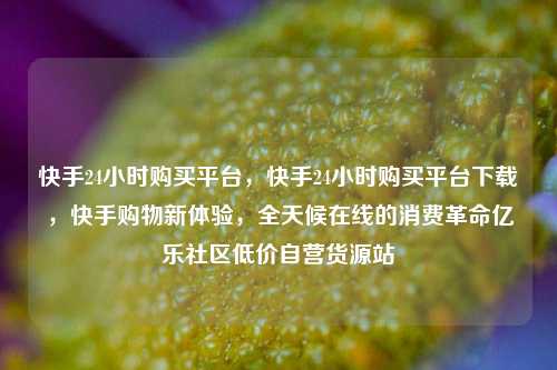 快手24小时购买平台	，快手24小时购买平台下载，快手购物新体验，全天候在线的消费革命亿乐社区低价自营货源站  第1张